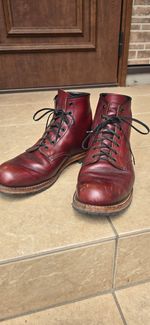 Rare Size 11D Red Wing Beckman 9011 Black Cherry Vibram Resoled JDM Care