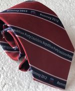 NECKTIE Presidential 2012 Campaign Romney Louisiana Republican Party Silk