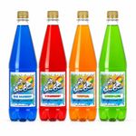 SNOW CONE SLUSH NINJA Syrup - 4 x 1 Litre Slush machine Pick & Mix Special