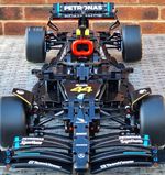 Lewis Hamilton LH44 Yellow Custom Sticker Set for LEGO Mercedes W14 F1 42171