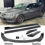 For Mazda 6 3 MZR Saloon Carbon Front Bumper Splitter Lip Side Skirts Rear Spats