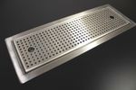 500mm Stainless Steel Sit In Drip Tray With Perforated Insert
