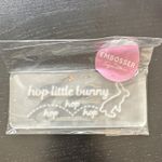Sugar Stamp Acrylic Embosser Stamp Hop Little Bunny Easter Animals - Brand New!
