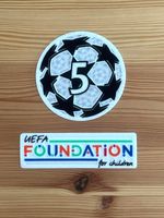 2021-2024 UEFA Champions League Starball Winners 5 Times Patch Badge Barcelona