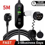Electric Vehicle Car Charger Portable 13A EV Charging Cable Type 2 Plug 3 Pin