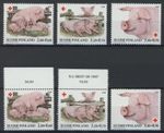 Finland 1998 : Pigs / Red Cross - 2x Good Set Very Fine MNH Stamps