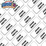 40 Stick on Clothing Name Labels Clothes School Uniform Care Home Kids Children'