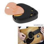 Pick Holder Stick-on Guitar with Adhesive Back for Acoustic Guitar Bass Ukulele