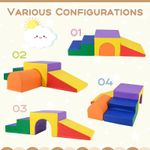 Foam Climb Crawl Blocks Baby Soft Play Set