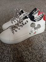 Disney’s Mickey Mouse Patterned White Women Trainers Shoes Size Uk 5, EU 38 US7