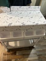 My Babiie Baby Changing and Bath Unit Safari removable bath 
