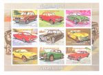 CLASSIC VINTAGE CAR AUTOMOBILE 2000 MNH STAMP SHEETLET