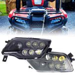 Black LED Headlights Assembly for Honda Pioneer 1000 / Rancher 420 / Foreman 500