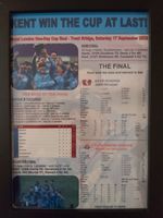 Kent CCC 2022 Royal London One-Day Cup winners - souvenir print