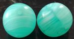 Antique Glass Marbles Bullet Mold URANIUM BEADS Czech