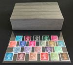 NEW 4 Strip Stamp Stock Cards with Clear Film Cover Stockcards 158mm x 113mm 