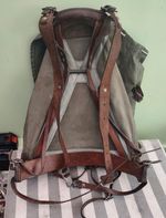 Genuine Stamped M39 Vintage Swedish Military Issue 1940s Backpack Rucksack Bag
