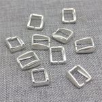 10pcs of 925 Sterling Silver Teardrop Water Drop Pinch Bails for Charm Pendant
