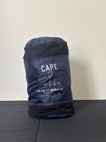 CAPE Pack-It Rainwear Adults Medium Waterproof Packable Rain Jacket Navy Blue