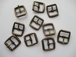 Brass buckles x 10
