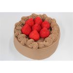 Japanese Fake Food Whole cake Chocolate and strawberry Highly Realistic Replica
