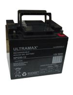 Pair - 2 X ULTRAMAX 12V 50AH ( 38AH 40AH 45AH ) AGM/GEL WHEELCHAIR BATTERIES