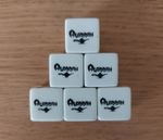Vintage Aladdin Hotel and Casino Souvenir Dice Set of Six Las Vegas Nevada