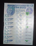 1x 2017  AA (First RUN)  Bank of Ireland £5 Belfast Polymer Plastic ->> UNC <<- 