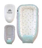 Infant / Baby Nest Lounger Pod - STARS DESIGN - Free Wash Cloth 5 Pack