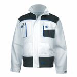 ART.MAS Work Jacket for Men, Classic White, Extra Warm, Adjustable