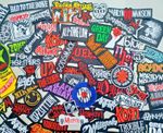 Music Embroidered Transfer Band Patches for Clothes Sew/Iron on Patch Rock Metal