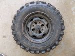 HONDA TRX420 TRX 420 2015 FRONT WHEEL & TYRE 24 X 8 X 12