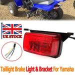 Rear Brake Tail Light w/ Bracket For Yamaha ATV Benshee Warrior 350 Blaster 200