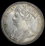 1702 Queen Anne Official Coronation Silver Medal