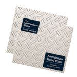 Aluminium 5 Bar Tread Plate Checker Chequer Sheet 1.5mm – 4.5mm Cut to Any Size