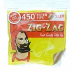 ZIG ZAG  SLIM FILTERS 450 Resealable Bag of Rolling 1 2 5 Packets