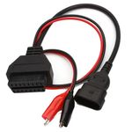 3 Pin OBD to 16 Pin OBD2 Adaptor Diagnostic Cable fits Fiat