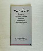 InterCity Timetable Scotland Northern England Midlands & SW 8 Jul–29 Sep 1991