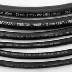 Vacuum Hose - Black Rubber Tubing Tube Water Air Coolant Vacuum Pipe, ALL SIZES
