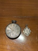 Antique Victorian Hallmarked Sterling Silver Open Face Pocket Watch London 1839