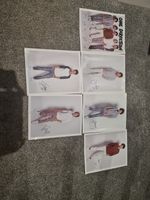 All 5 off one direction signed photographs 2013 set