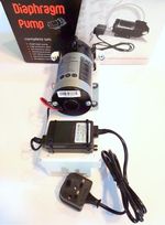 Booster Diaphragm Pump 50/75 Gallons with Transformer & Fittings for RO Systems