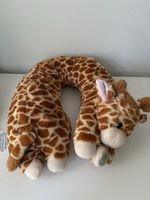 Health Touch Vibrating Travel Neck  Pillow Giraffe Plush Very Soft
