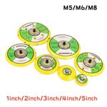 For DA Orbital Sander Polisher Bonnets Disc 1-5 Inch Hook&Loop Backing Pad Plate