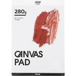 A4 Canvas Paper Pad 280gsm Artist Primed Block Oil & Acrylic Painting 10 Sheets