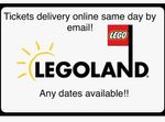 Legoland Tickets Any Dates/month Available 2026 Same Day Delivery