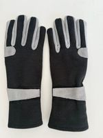 NOMEX FIREPROOF RACING GLOVES MINISTOX BANGER BRISCA RALLY BLACK AND GREY ALL SI