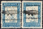 PARAGUAY 1931 AIR MAIL STAMP Sc. # C 54/5 MNH ZEPPELIN