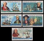Madagascar 1975 - Mi No. 742-746 ** - MNH - Ships / Ships