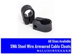 SWA CABLE CLEATS  ALL SIZES AVAILABLE NO 4 5 6 7 8 9 10 11 12 14 16 18 20